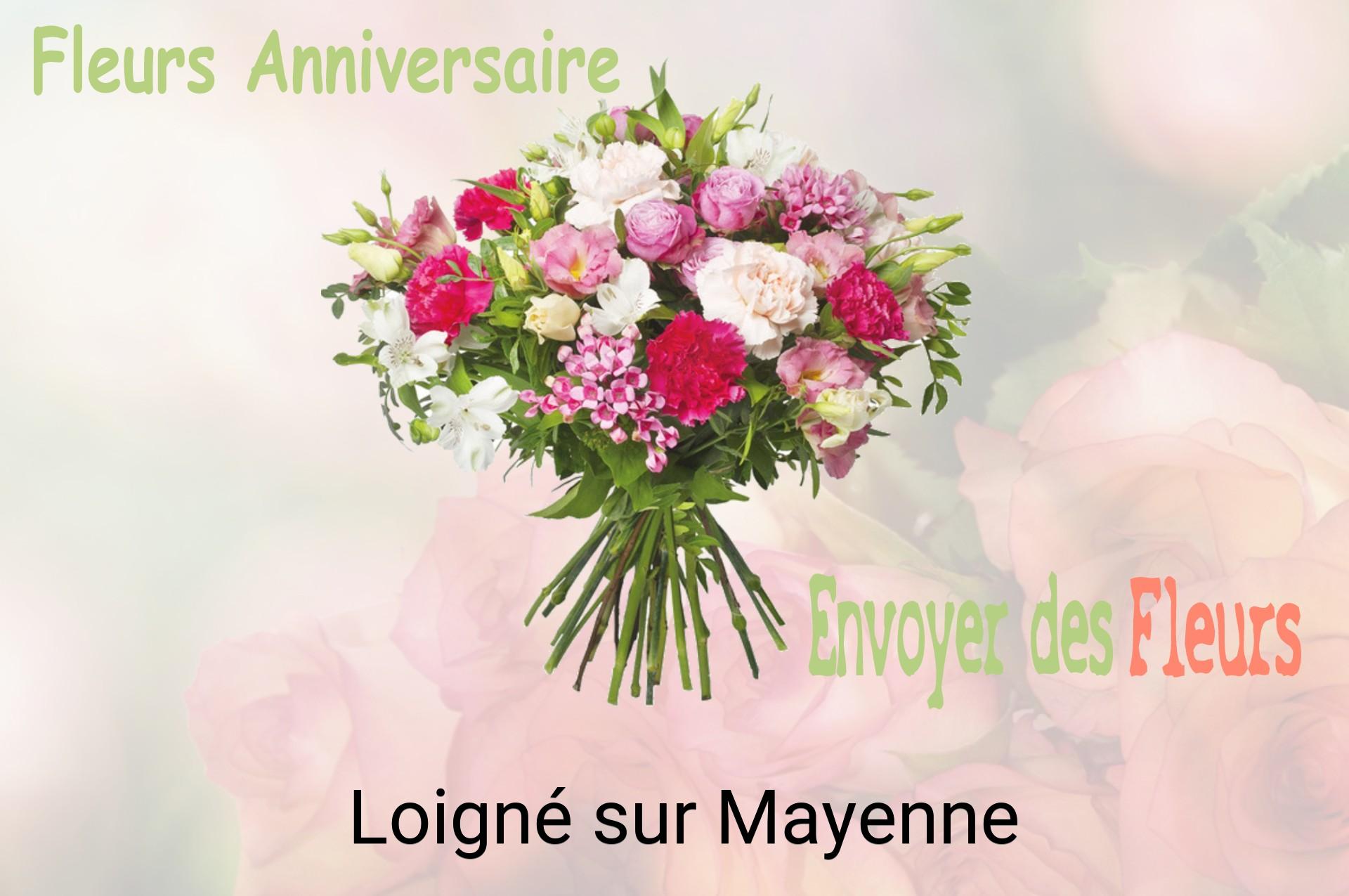 Bouquet de fleurs d’anniversaire livré à Loigné-sur-Mayenne