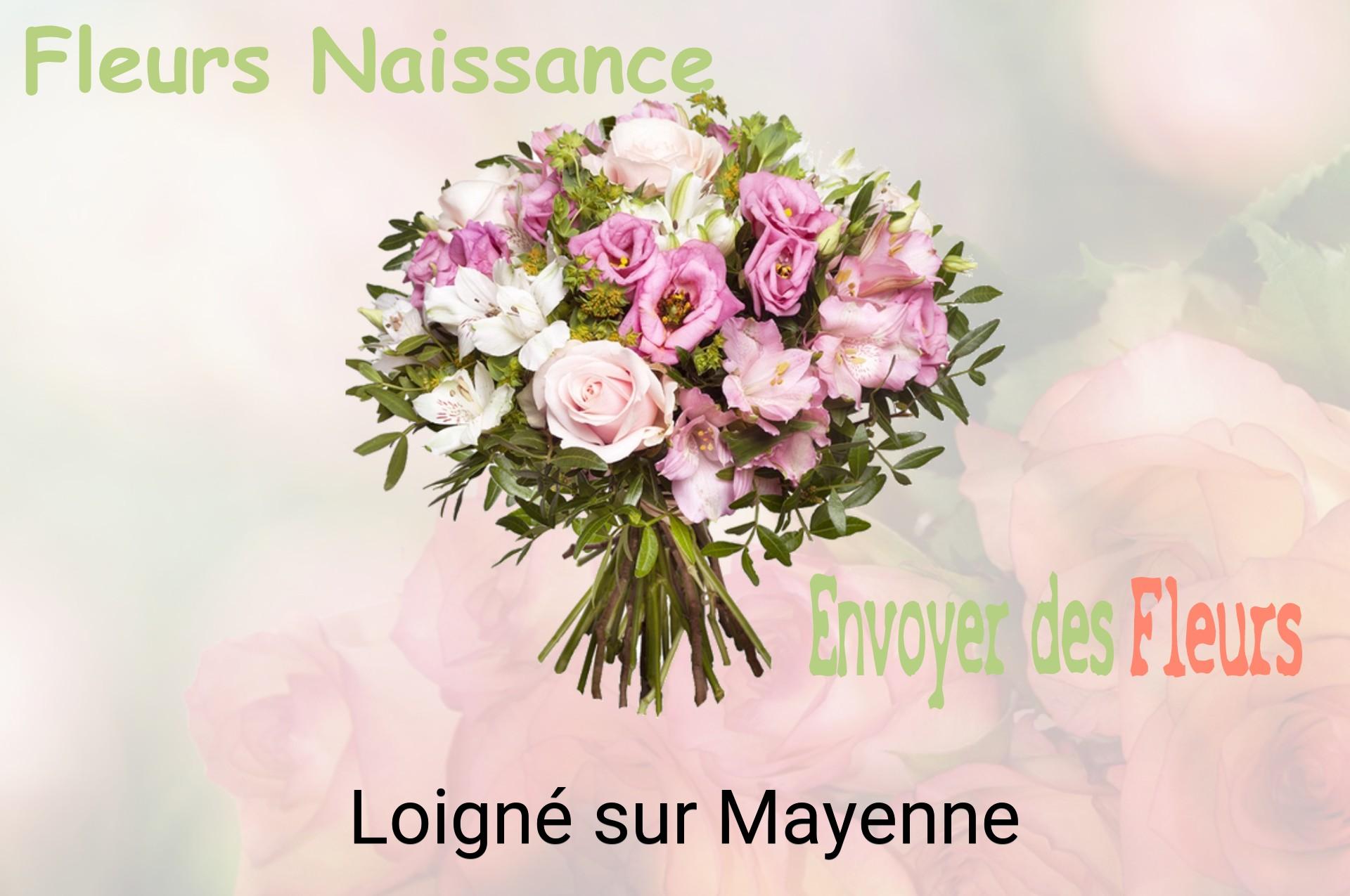 Bouquet de fleurs de naissance livré à Loigné-sur-Mayenne